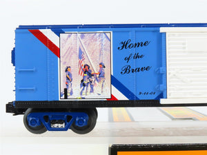 O Gauge 3-Rail MTH 30-74088 Ground Zero Spirit Flag Raising Boxcar