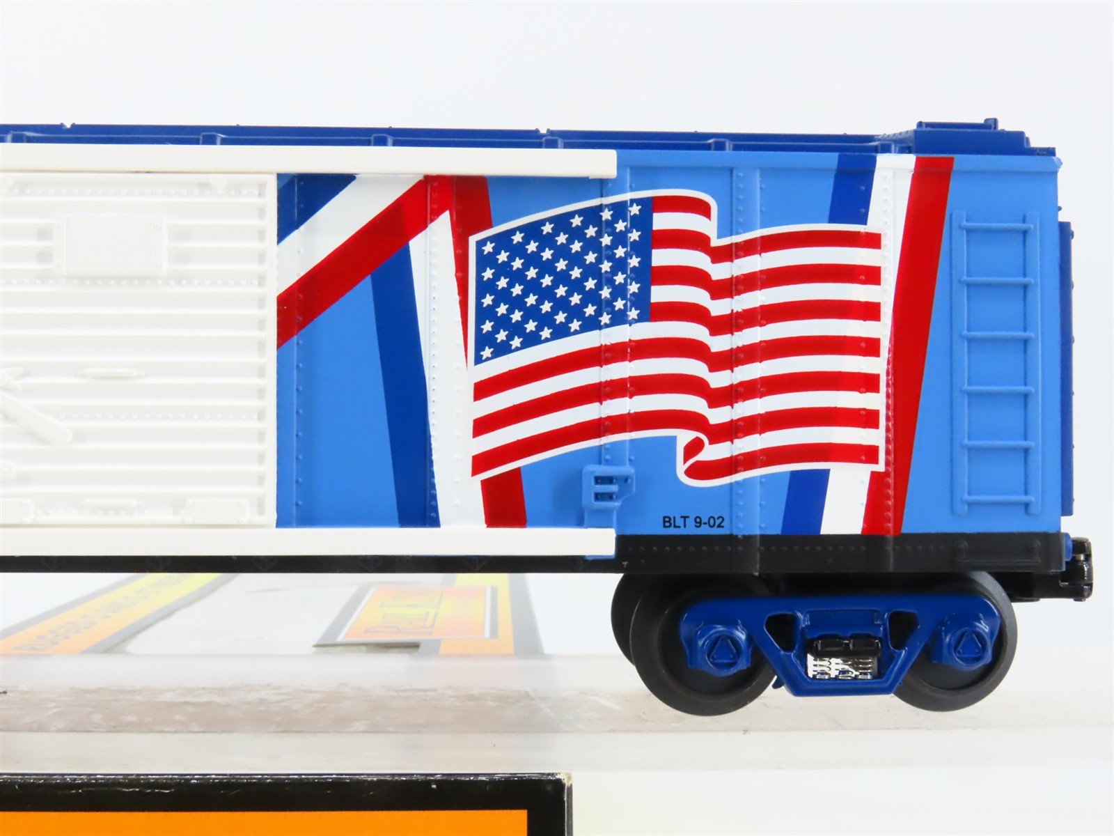 O Gauge 3-Rail MTH 30-74088 Ground Zero Spirit Flag Raising Boxcar