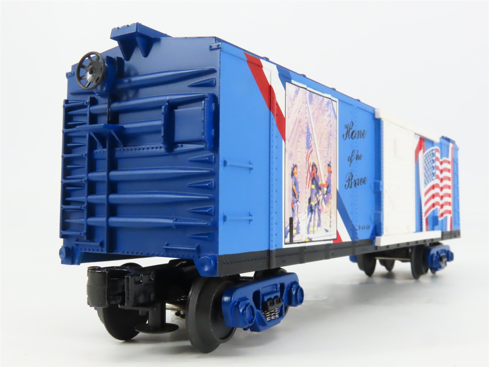 O Gauge 3-Rail MTH 30-74088 Ground Zero Spirit Flag Raising Boxcar