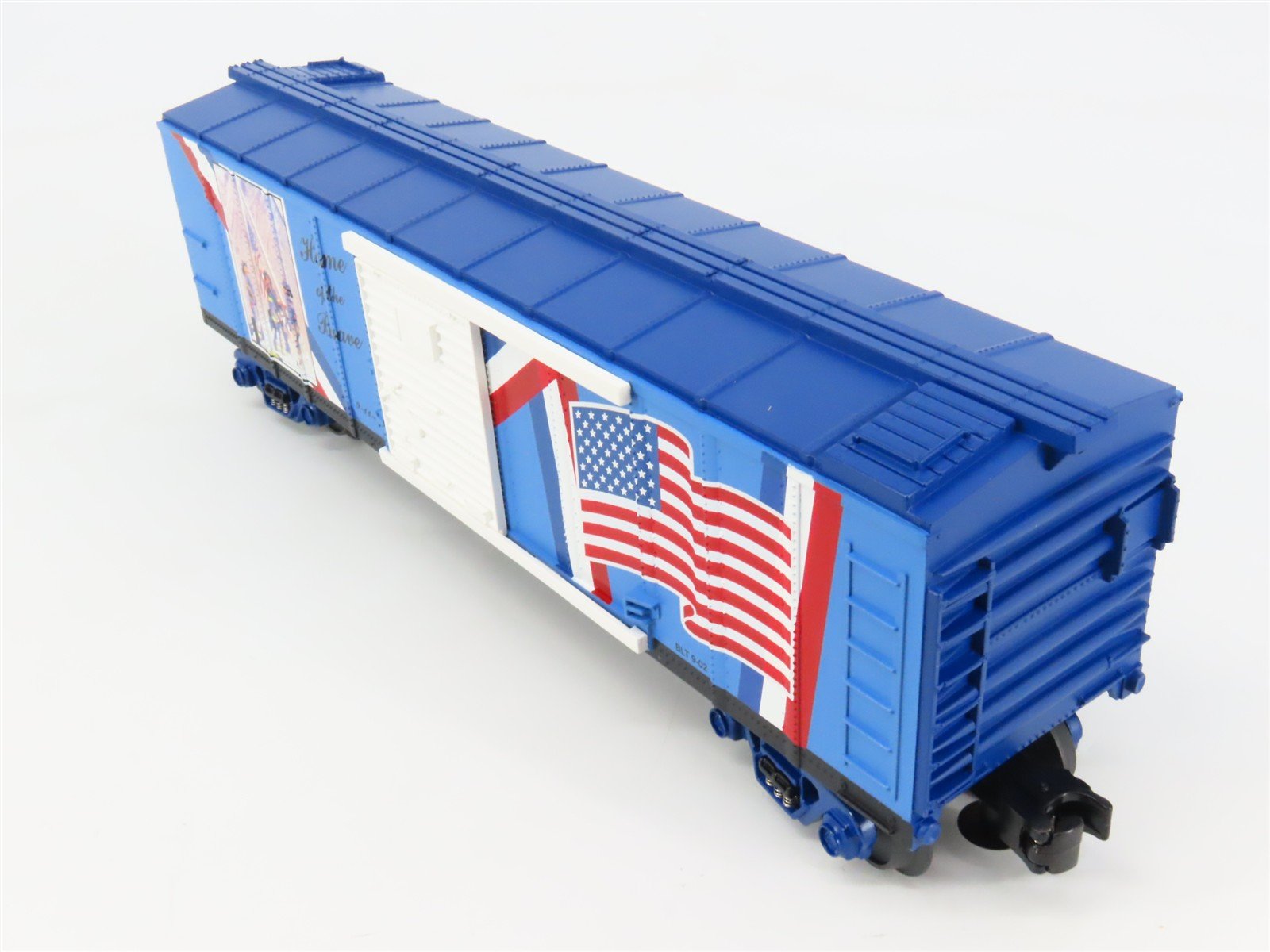 O Gauge 3-Rail MTH 30-74088 Ground Zero Spirit Flag Raising Boxcar