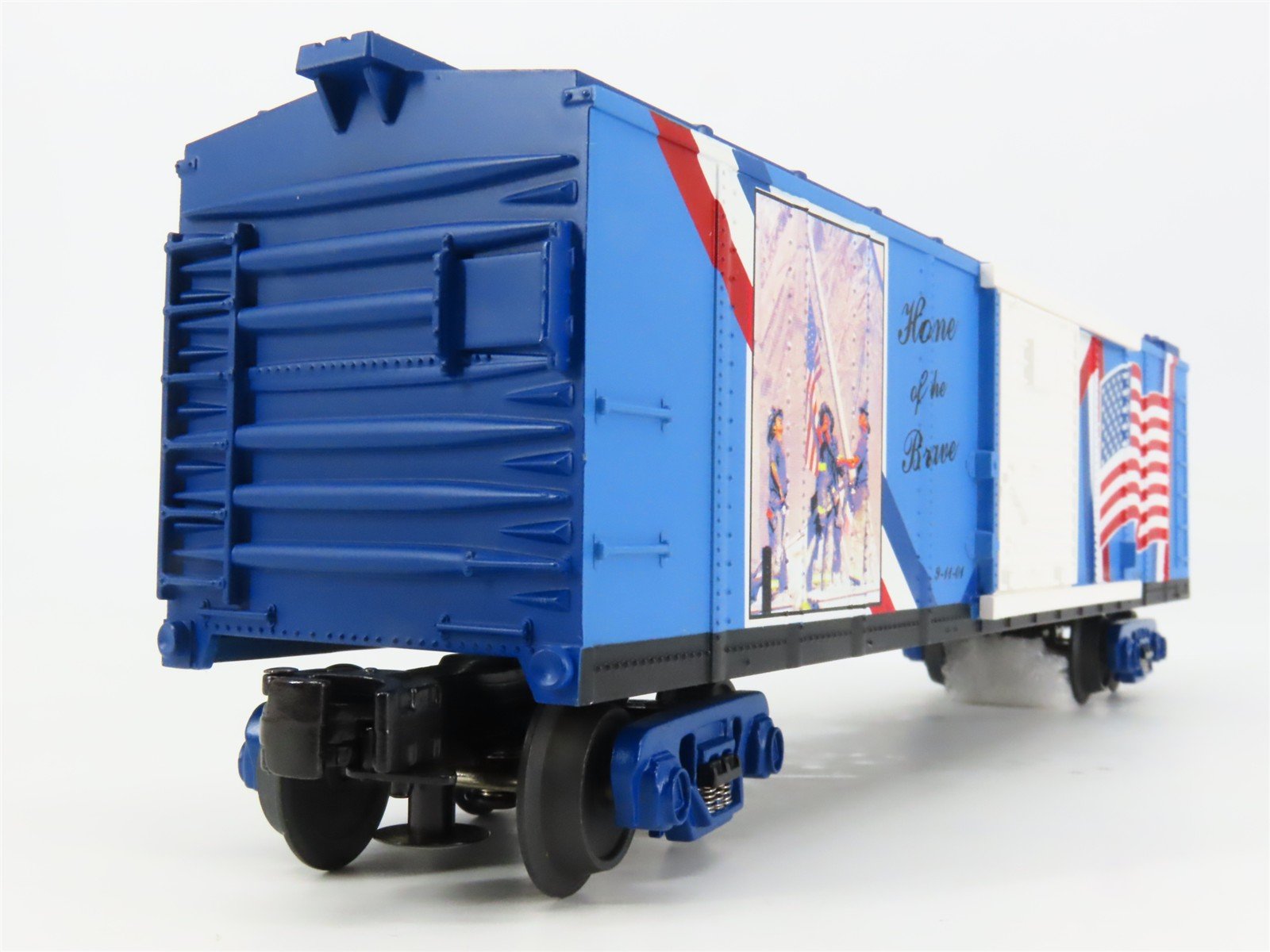 O Gauge 3-Rail MTH 30-74088 Ground Zero Spirit Flag Raising Boxcar