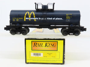 O Gauge 3-Rail MTH Rail King 30-7327 McDonald's Single Dome Tankcar #78391