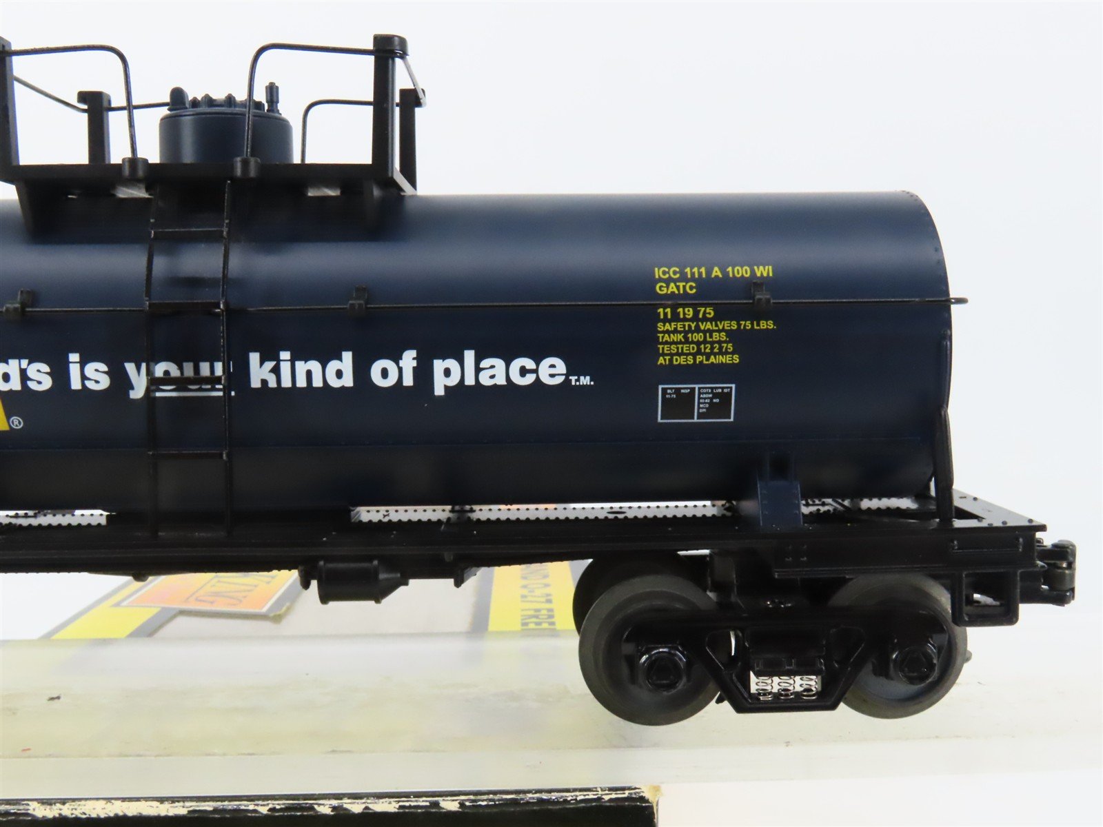 O Gauge 3-Rail MTH Rail King 30-7327 McDonald's Single Dome Tankcar #78391