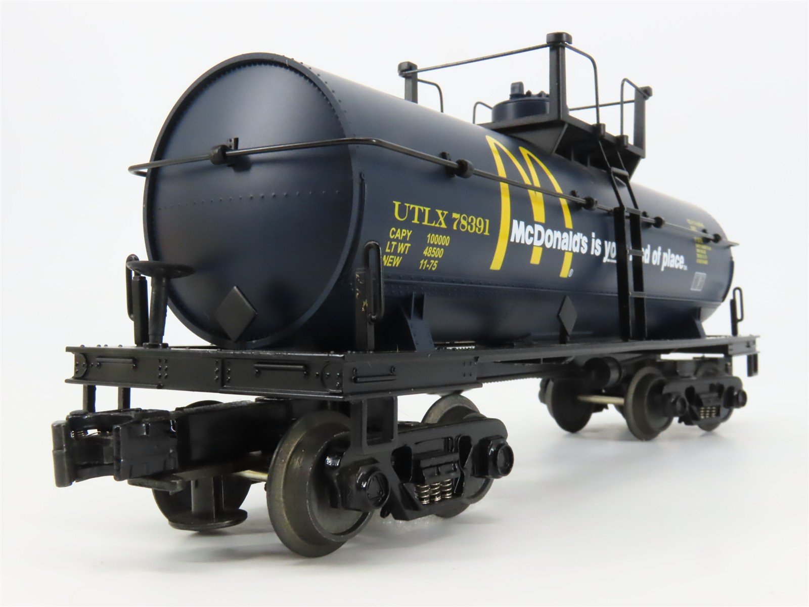 O Gauge 3-Rail MTH Rail King 30-7327 McDonald's Single Dome Tankcar #78391