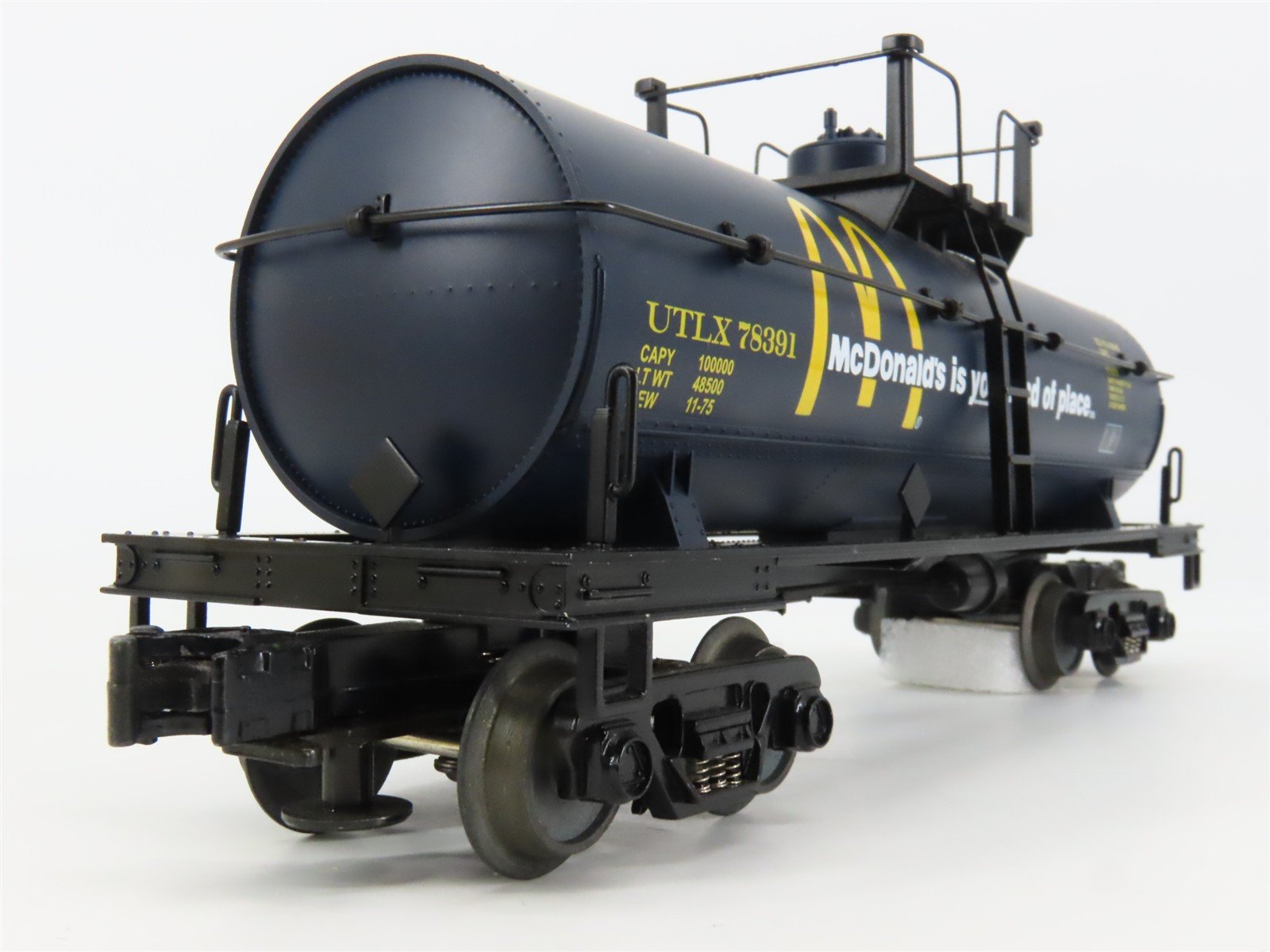 O Gauge 3-Rail MTH Rail King 30-7327 McDonald's Single Dome Tankcar #78391