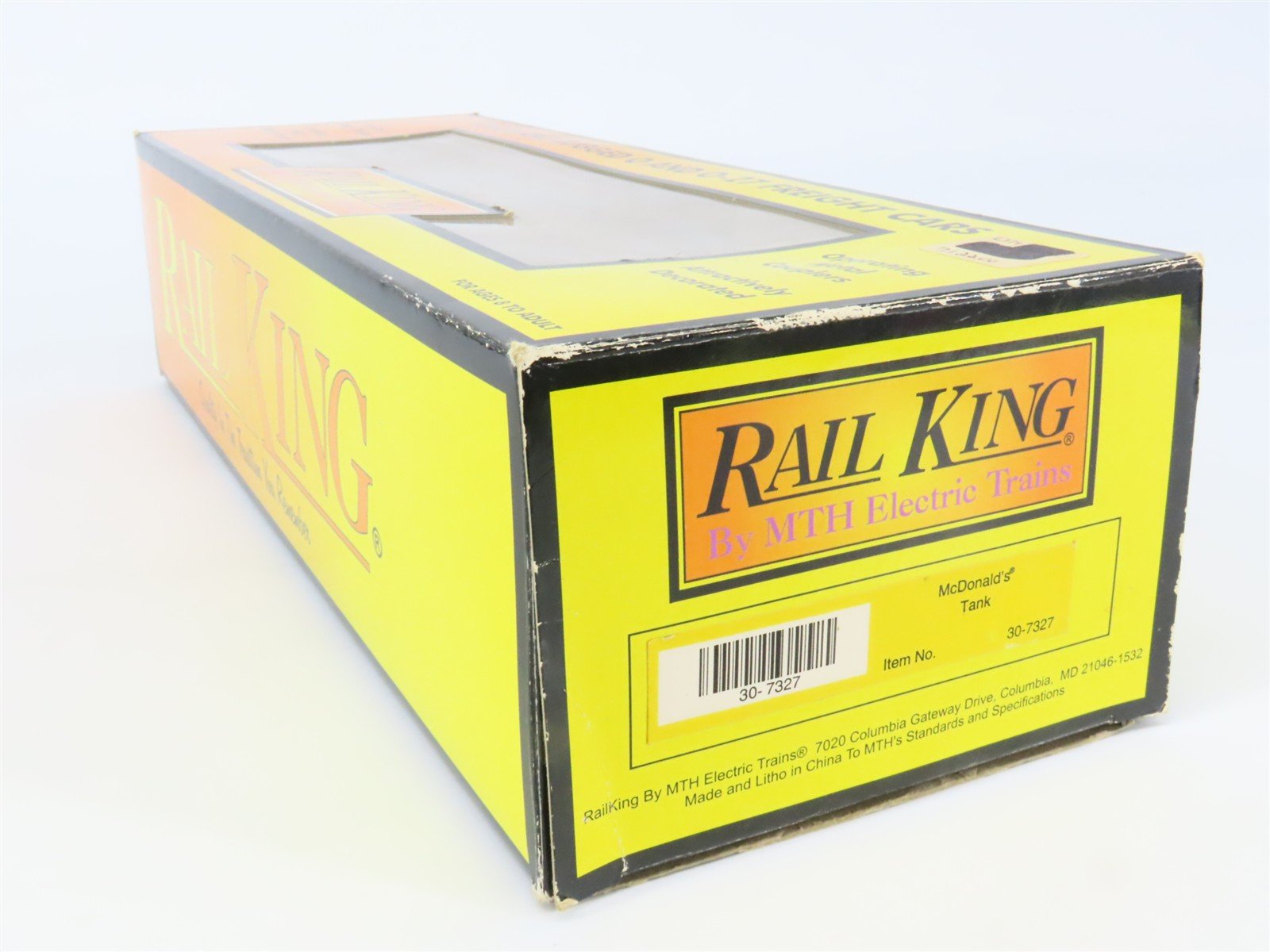O Gauge 3-Rail MTH Rail King 30-7327 McDonald's Single Dome Tankcar #78391
