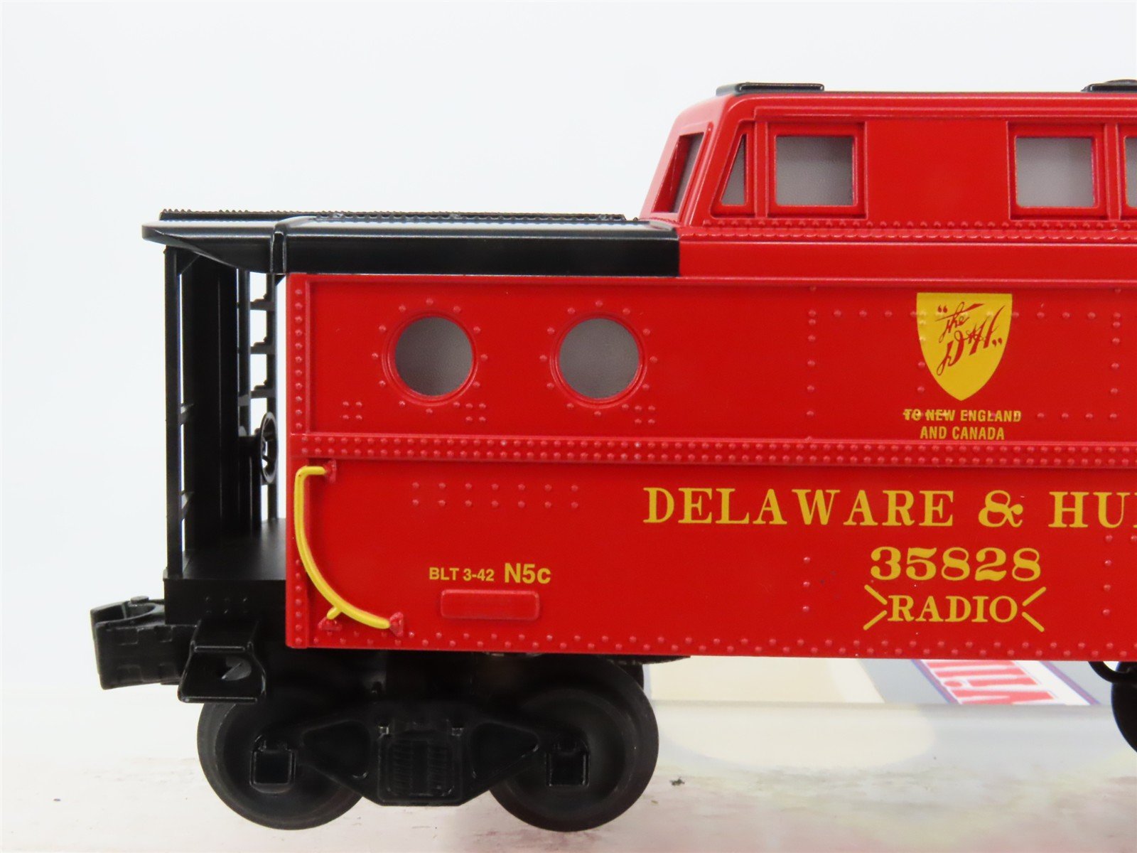 O Gauge 3-Rail Williams CAB 108 D&H Delaware & Hudson N5C Caboose #35828 wLight