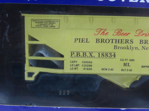 O 3-Rail Aristo-Craft RMT 96388 PBBX Piels Beer 2-Bay Hopper 2-Car Pack SEALED