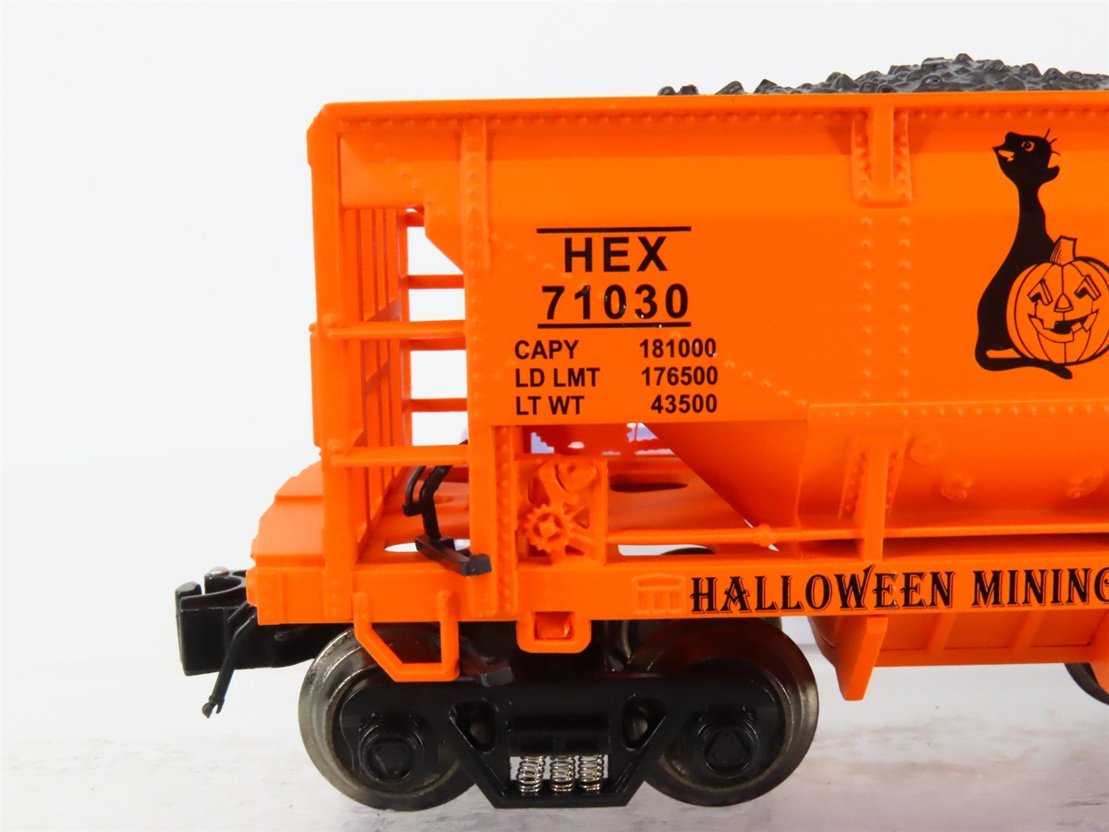 O Gauge 3-Rail Aristo-Craft RMT 96772-1 HEX Halloween 70-Ton Ore Car #71030