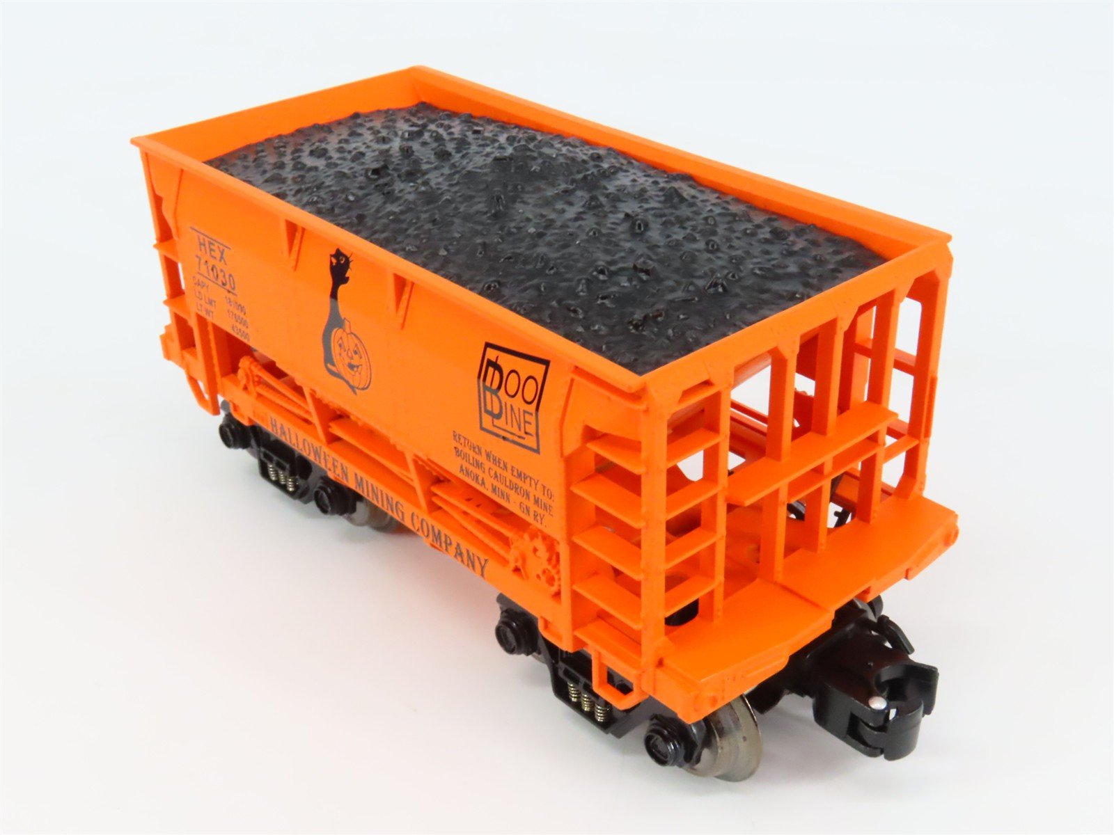 O Gauge 3-Rail Aristo-Craft RMT 96772-1 HEX Halloween 70-Ton Ore Car #71030