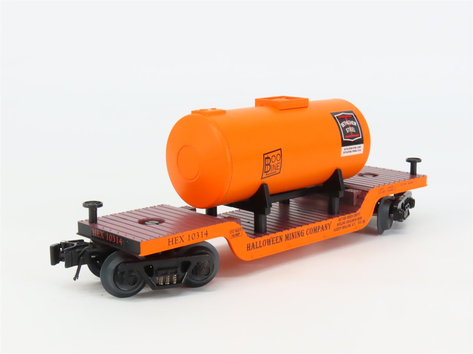O Gauge 3-Rail Ariso-Craft 96572 RMT Halloween Depressed Flatcar #10314