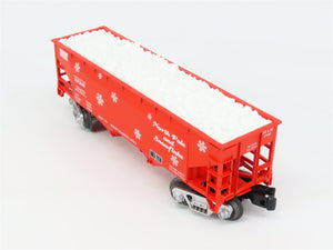 O Gauge 3-Rail Ariso-Craft 96250 NP&SF Christmas 2-Bay Open Hopper #25123 wLoad