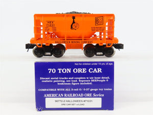 O Gauge 3-Rail Ariso-Craft 96772-2 Halloween Ore Car #71031 wLoad