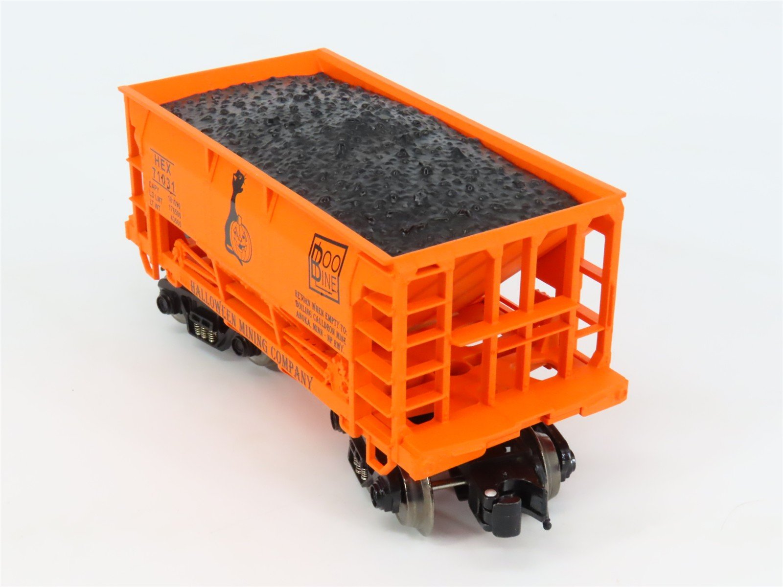 O Gauge 3-Rail Ariso-Craft 96772-2 Halloween Ore Car #71031 wLoad