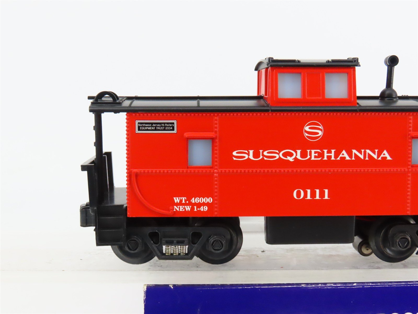 O Gauge 3-Rail Aristo-Craft RMT-CAB431 NYSW Susquehanna Caboose #0111 wLight