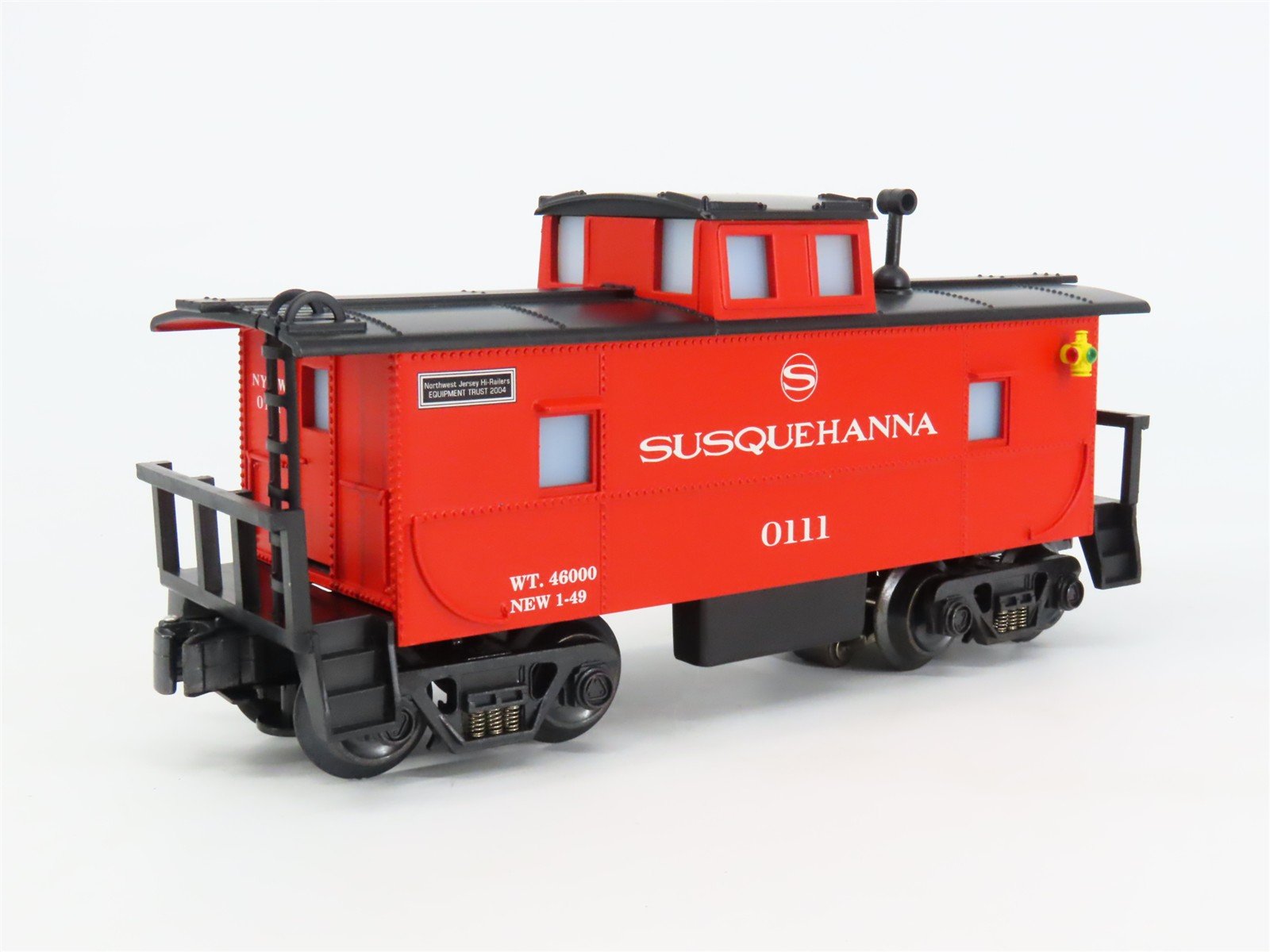 O Gauge 3-Rail Aristo-Craft RMT-CAB431 NYSW Susquehanna Caboose #0111 wLight