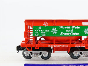O Gauge 3-Rail Aristo-Craft 96750-1 NP&SF Christmas 70-Ton Ore Car #12251