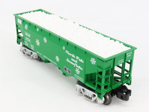 O Gauge 3-Rail Aristo-Craft 96250 NP&SF Christmas 2-Bay Hopper Car #23124 wLoad