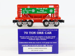 O Gauge 3-Rail Ariso-Craft 96750-2 NP&SF Christmas 70-Ton Ore Car #12252 wLoad