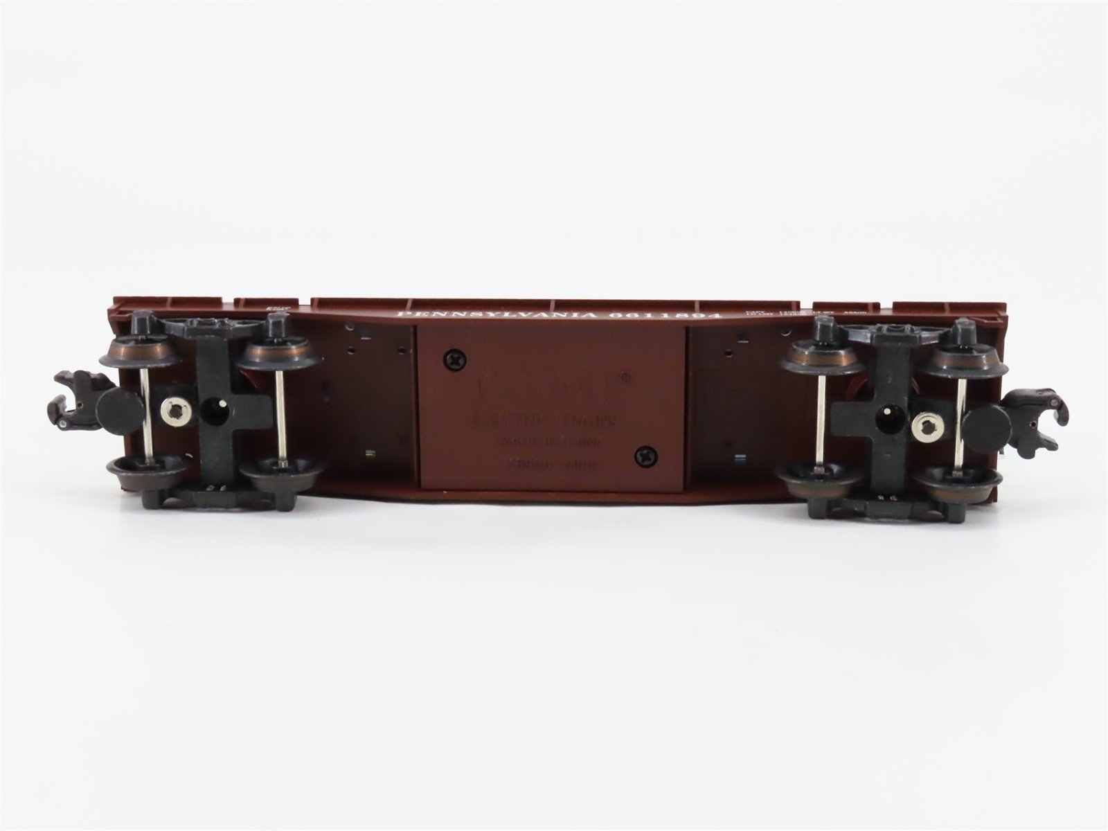 O 3-Rail K-Line K661-1894 PRR Pennsylvania Flatcar #6611894 w2 57' Chevy Cars