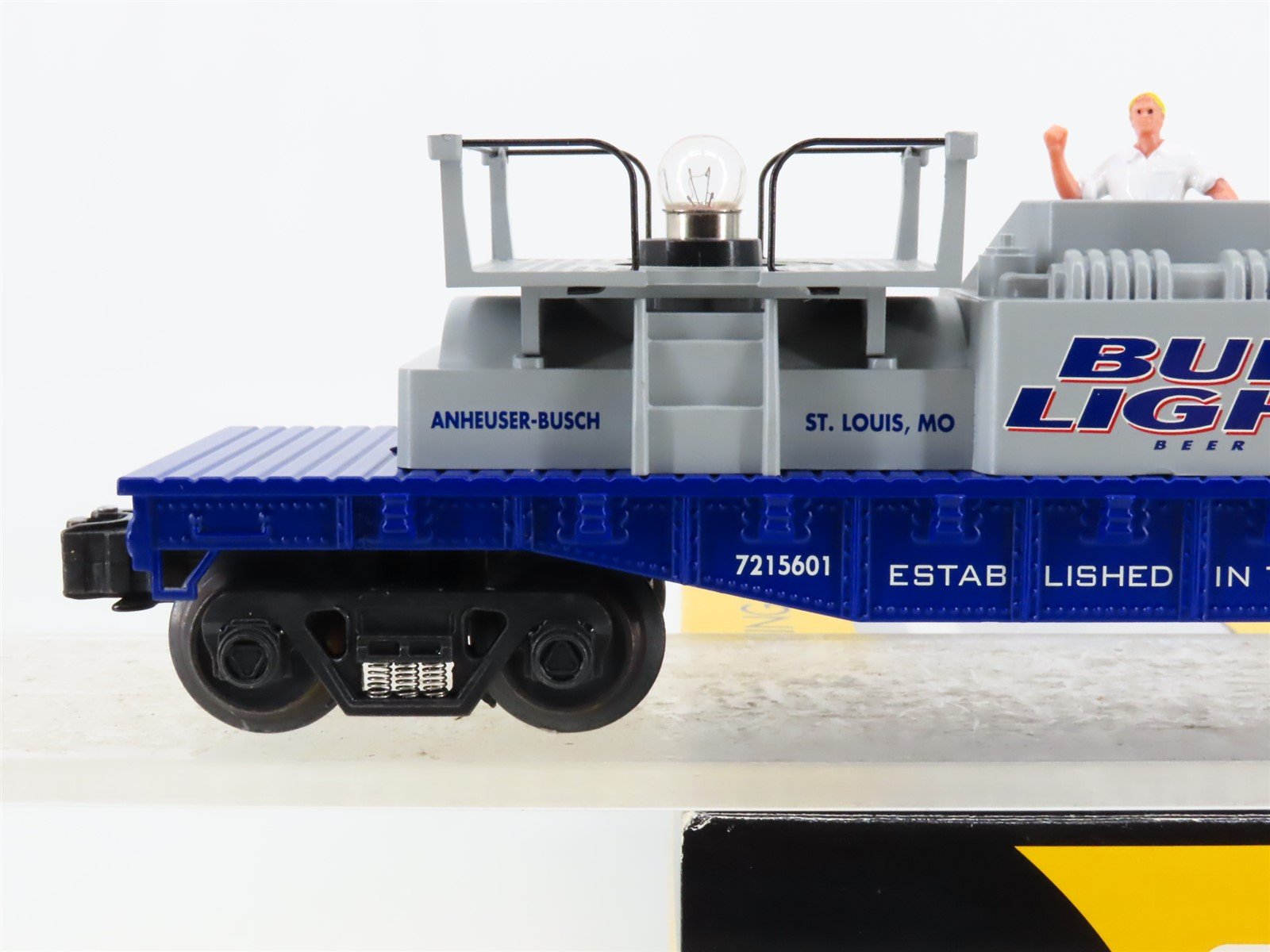 O Gauge 3-Rail K-Line K721-5601 Anheuser-Busch Bud Light Battle Car #7215601