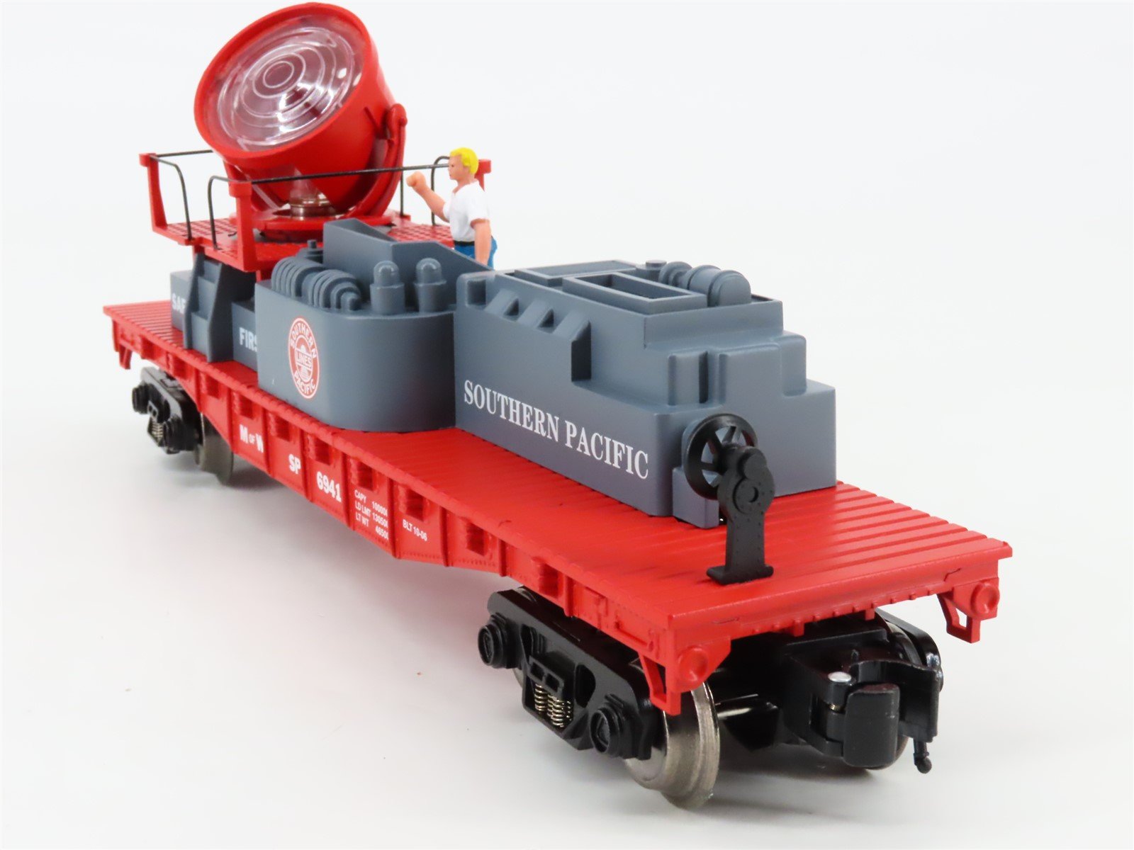O Gauge 3-Rail K-Line 6-21211 SP Southern Pacific Searchlight Flatcar #6941