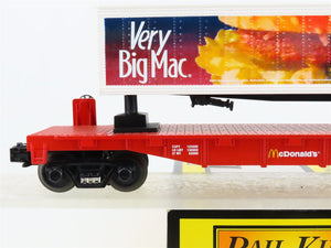 O Gauge 3-Rail MTH Rail King 30-7696 McDonalds Flatcar #2001 w/Trailer