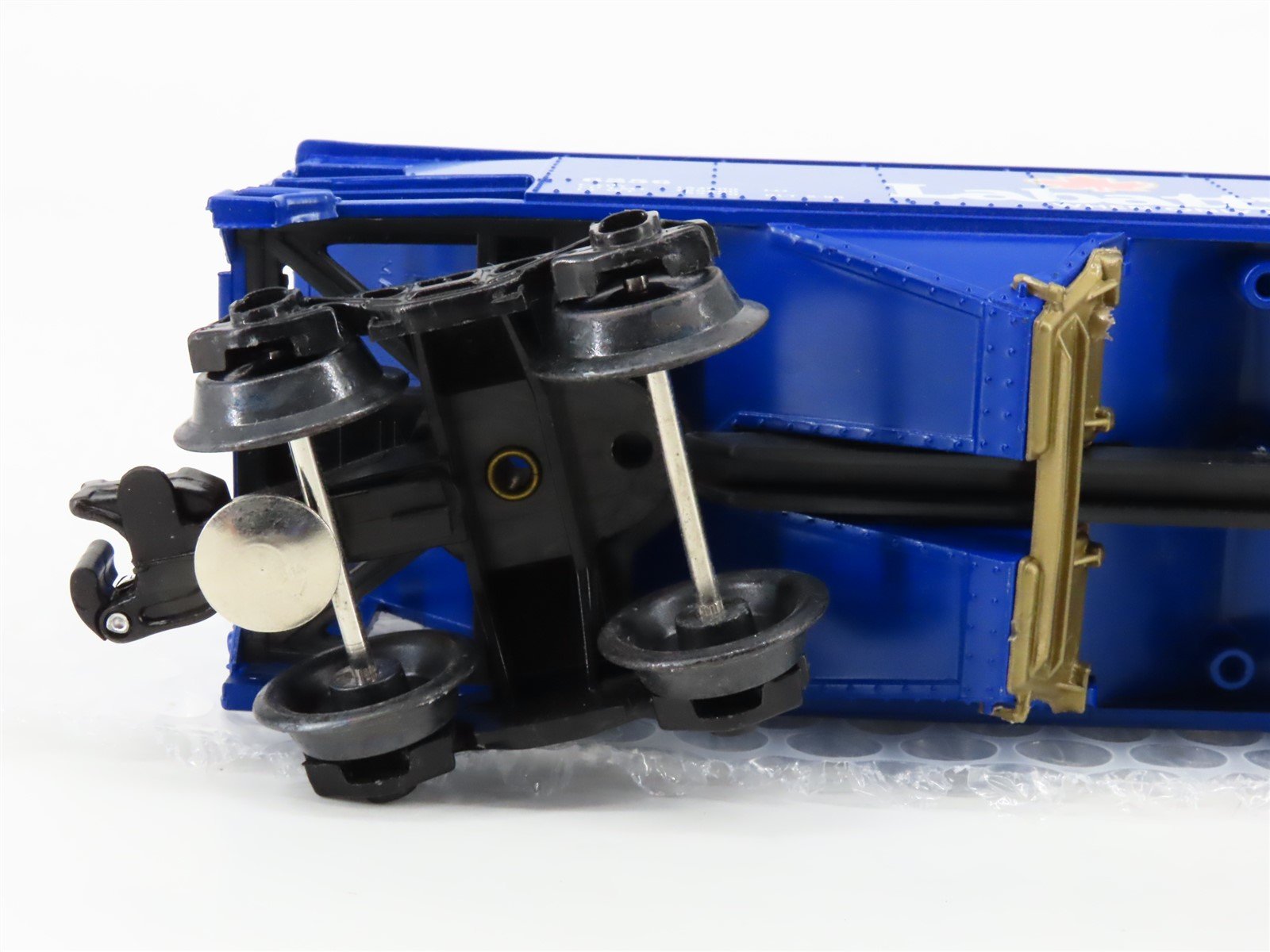 O Gauge 3-Rail Labatt's Blue 2-Bay Open Hopper #6256 w/Coal Load