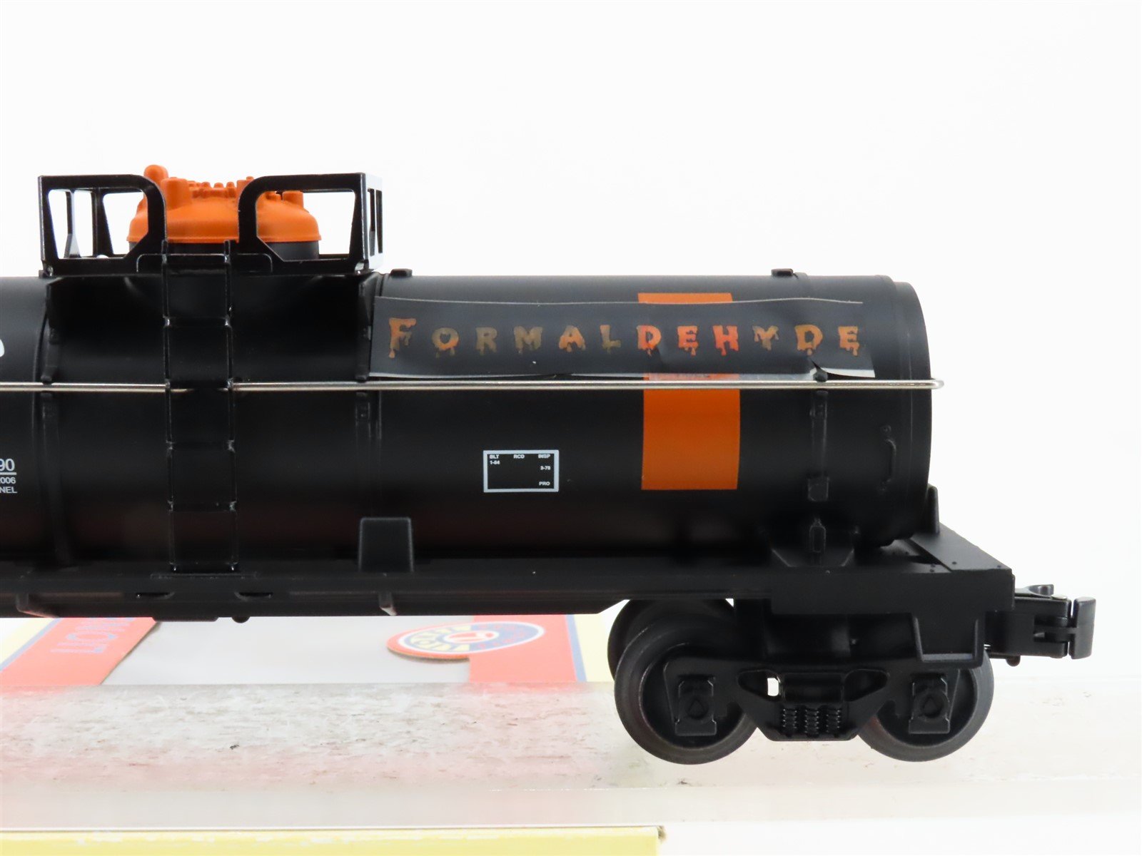 O Gauge 3-Rail Lionel 6-26190 ATSF Santa Fe Single Dome Tankcar #101254