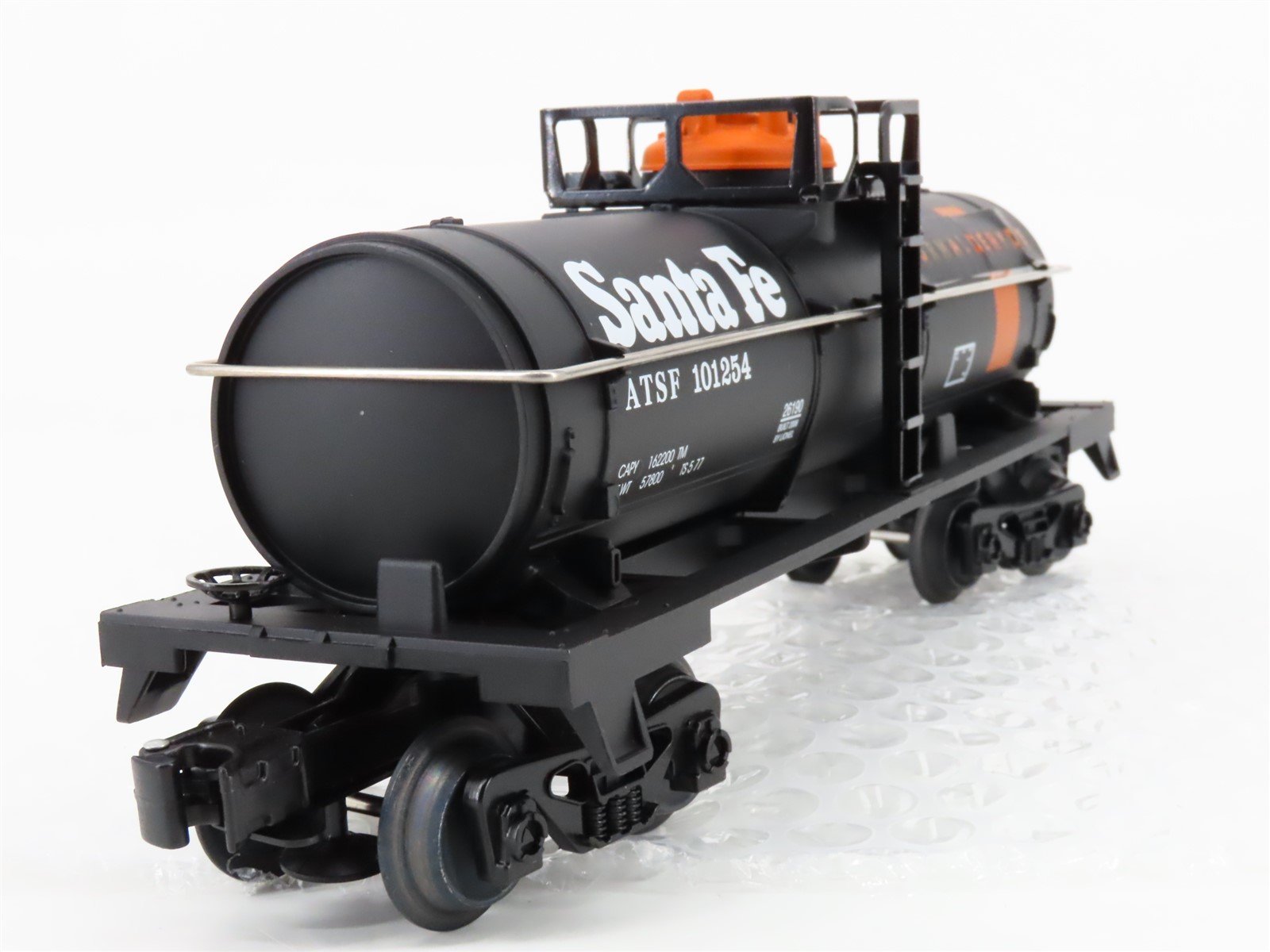 O Gauge 3-Rail Lionel 6-26190 ATSF Santa Fe Single Dome Tankcar #101254