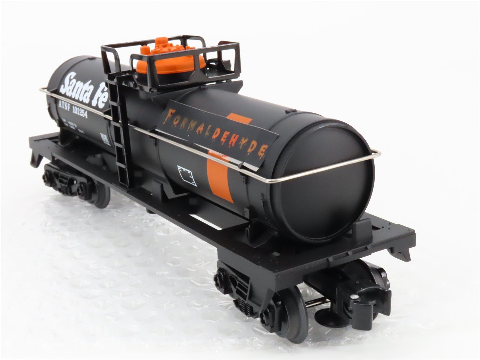 O Gauge 3-Rail Lionel 6-26190 ATSF Santa Fe Single Dome Tankcar #101254