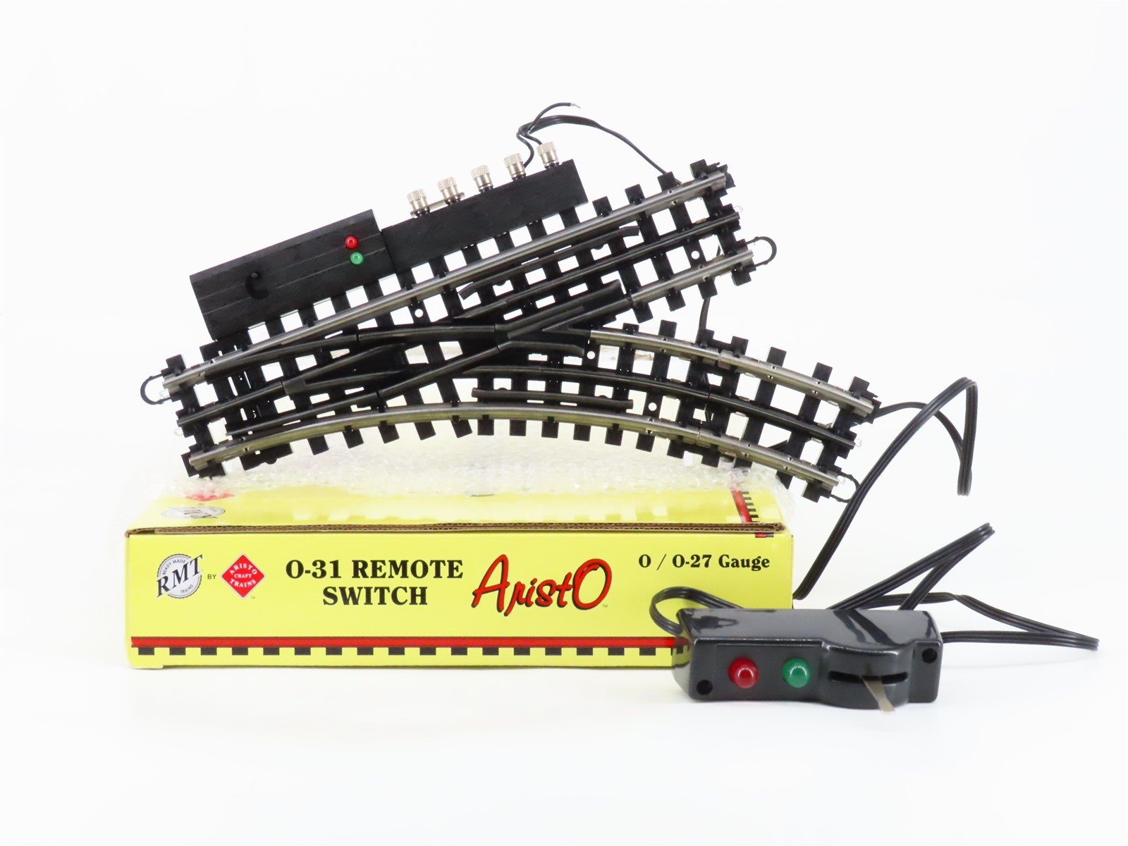 O Gauge 3-Rail Aristo RMT-99763 O31 Remote Switch Righthand Track Piece