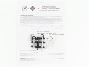 O Gauge 3-Rail Aristo RMT-99763 O31 Remote Switch Righthand Track Piece