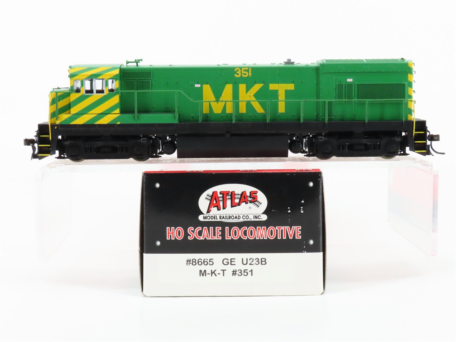 HO Scale Atlas 8665 MKT Missouri-Kansas-Texas GE U23B Diesel Locomotive #351