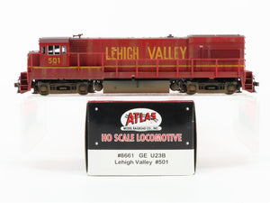 HO Scale Atlas 8661 LV Lehigh Valley GE U23B Diesel #501 - Weathered - DCC Ready