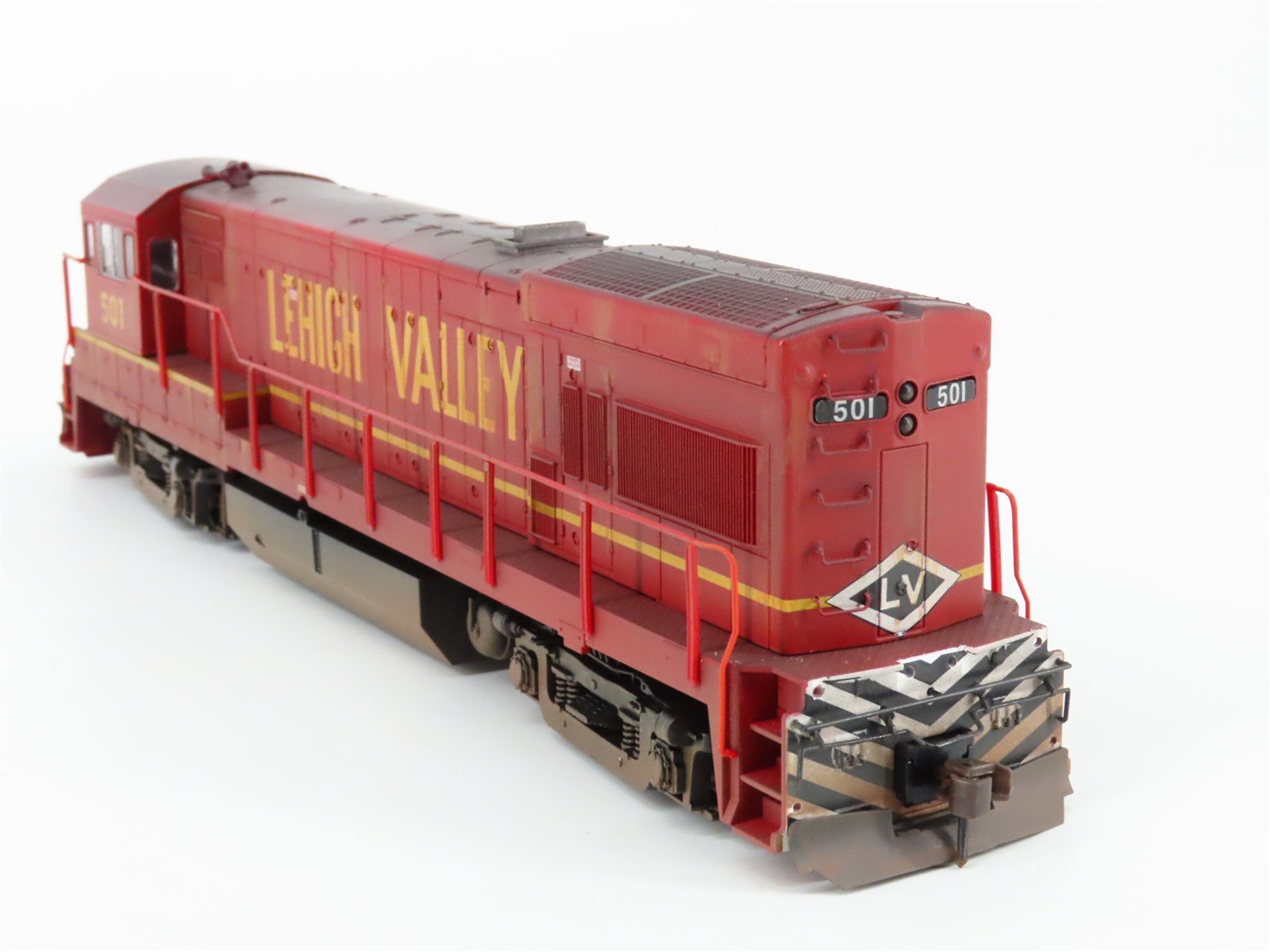 HO Scale Atlas 8661 LV Lehigh Valley GE U23B Diesel #501 - Weathered - DCC Ready