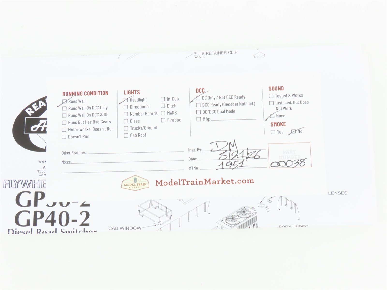 HO Scale Athearn 80180 B&M 