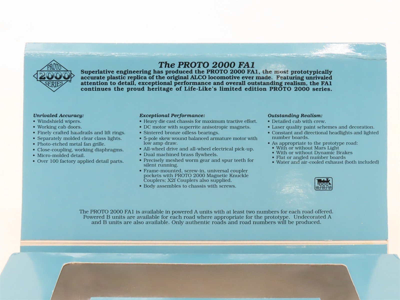 HO Scale Proto 2000 GN Great Northern ALCO FA1 Diesel #310C - BAD GEARS