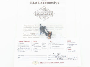 HO Scale Proto 2000 8354 B&M Boston & Maine EMD BL2 Diesel #1553 - BAD GEARS