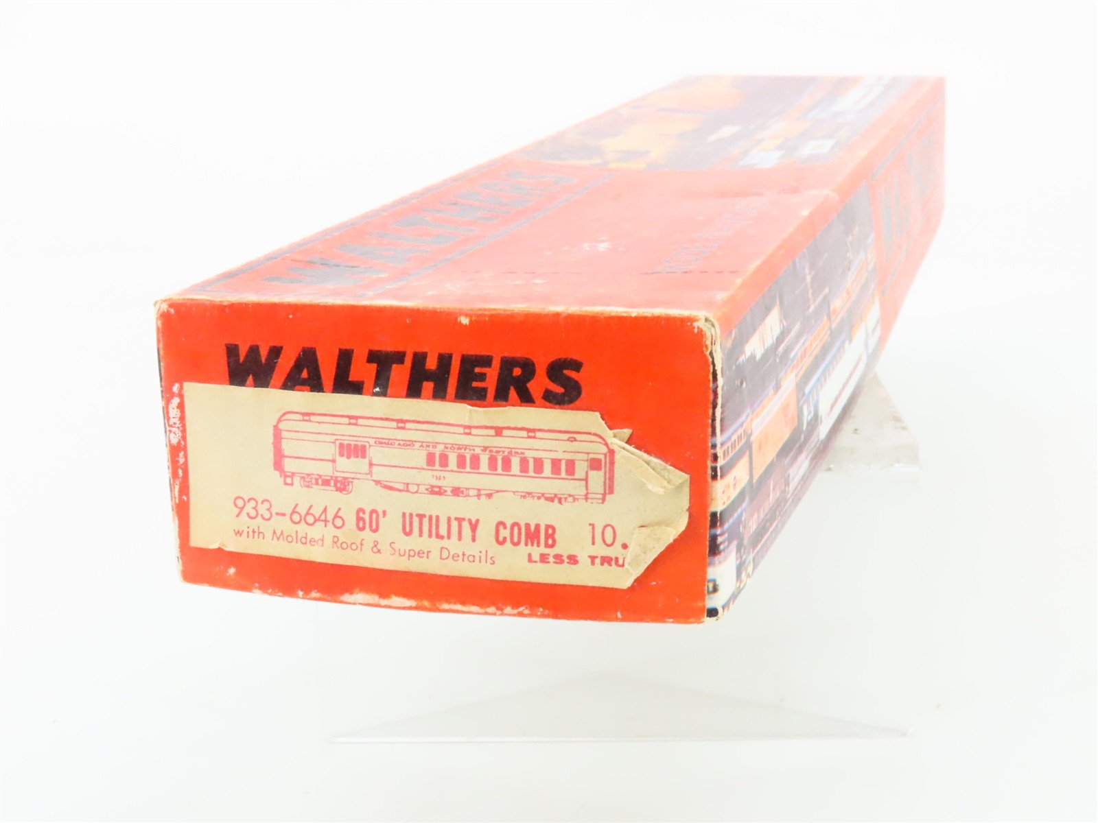 HO Scale Walthers 933-6646 60' Utility Combine Passenger Car Kit wDecals
