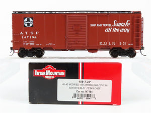 HO Scale InterMountain 45817-24 ATSF Santa Fe Texas Chief 40' Box Car #147194