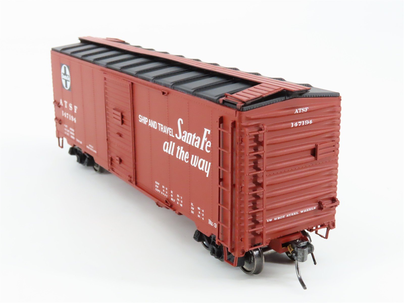 HO Scale InterMountain 45817-24 ATSF Santa Fe Texas Chief 40' Box Car #147194