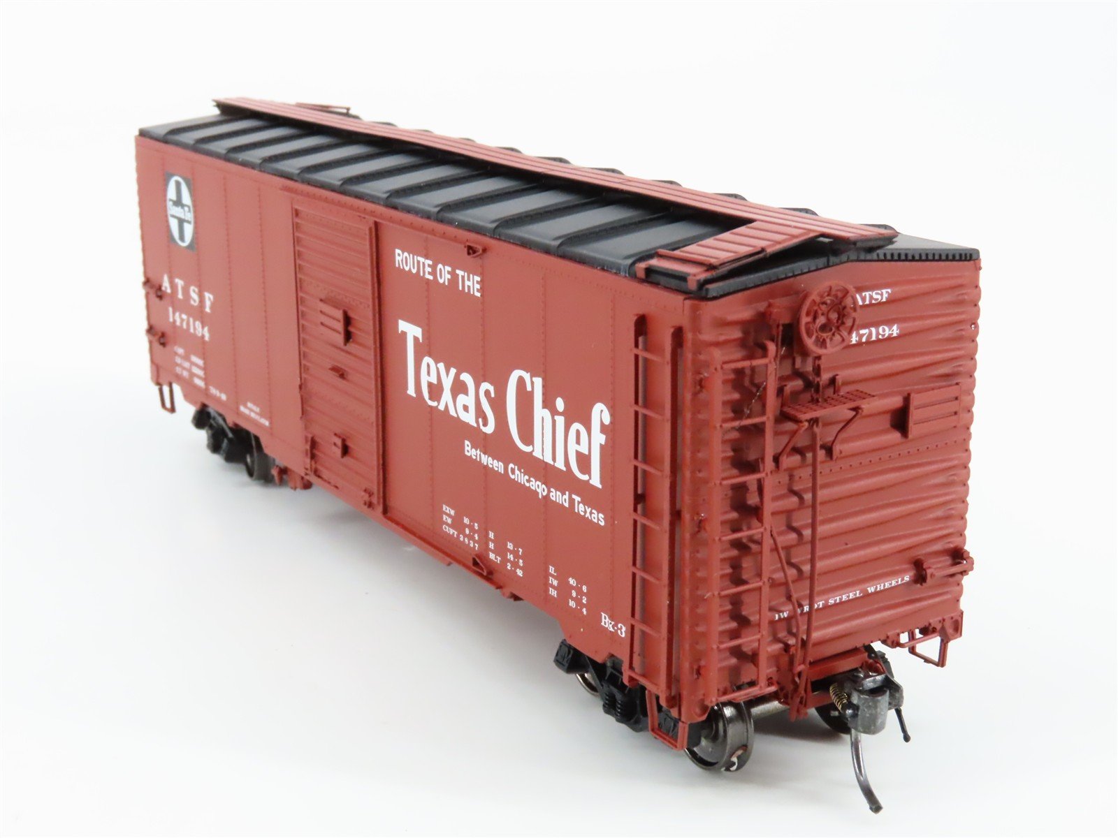 HO Scale InterMountain 45817-24 ATSF Santa Fe Texas Chief 40' Box Car #147194
