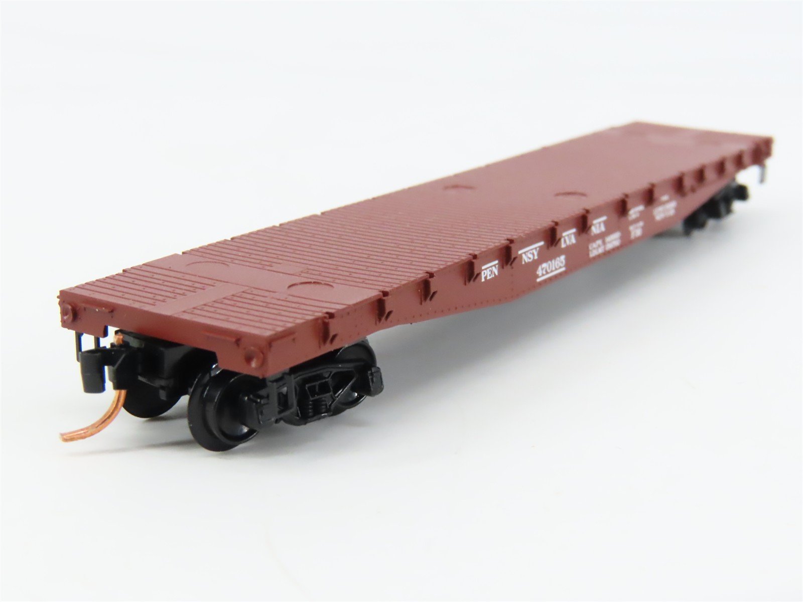 N Scale Micro-Trains MTL 45140 PRR Pennsylvania 50' Flat Car #470165