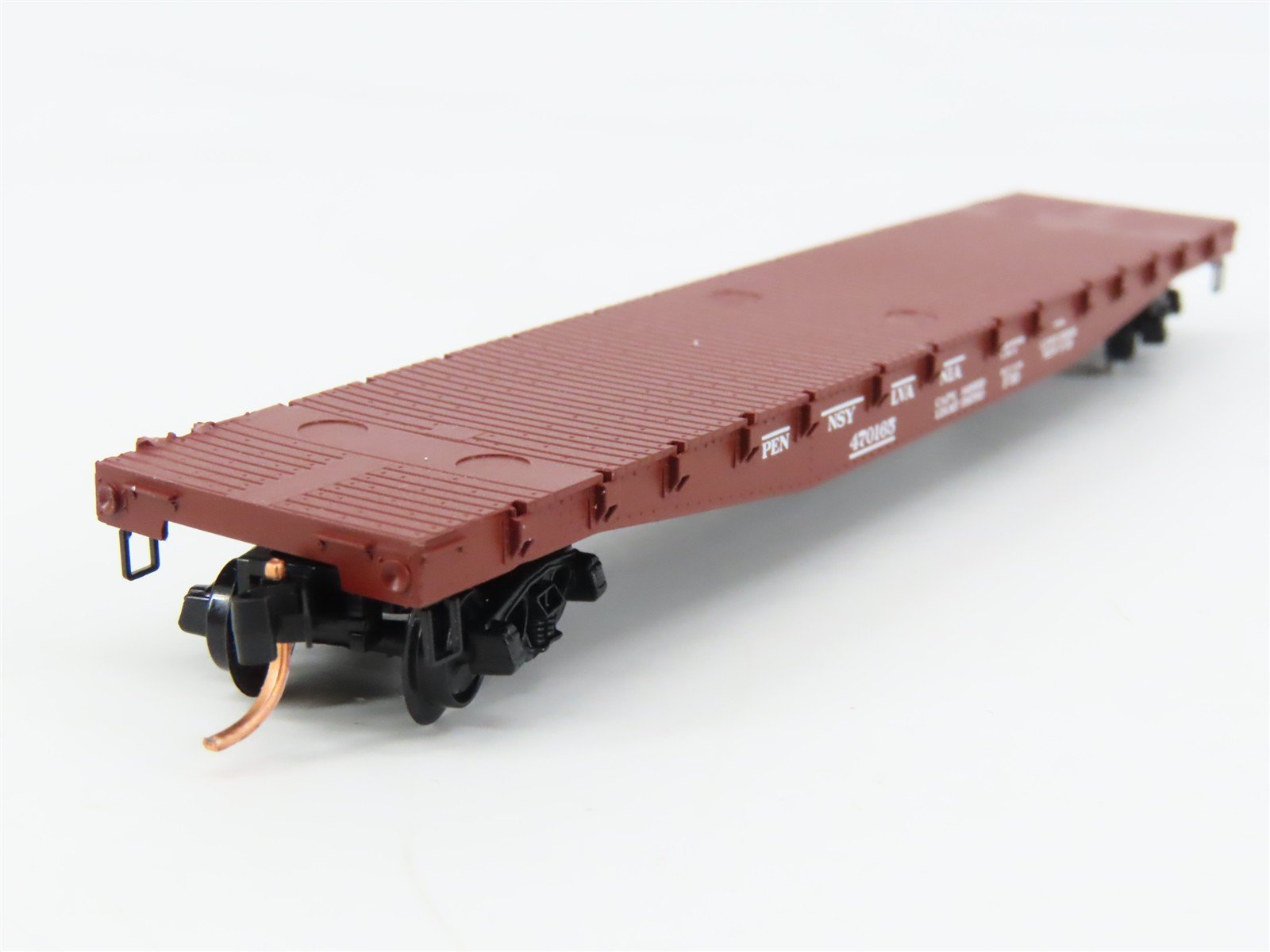 N Scale Micro-Trains MTL 45140 PRR Pennsylvania 50' Flat Car #470165