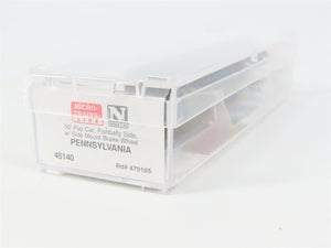 N Scale Micro-Trains MTL 45140 PRR Pennsylvania 50' Flat Car #470165