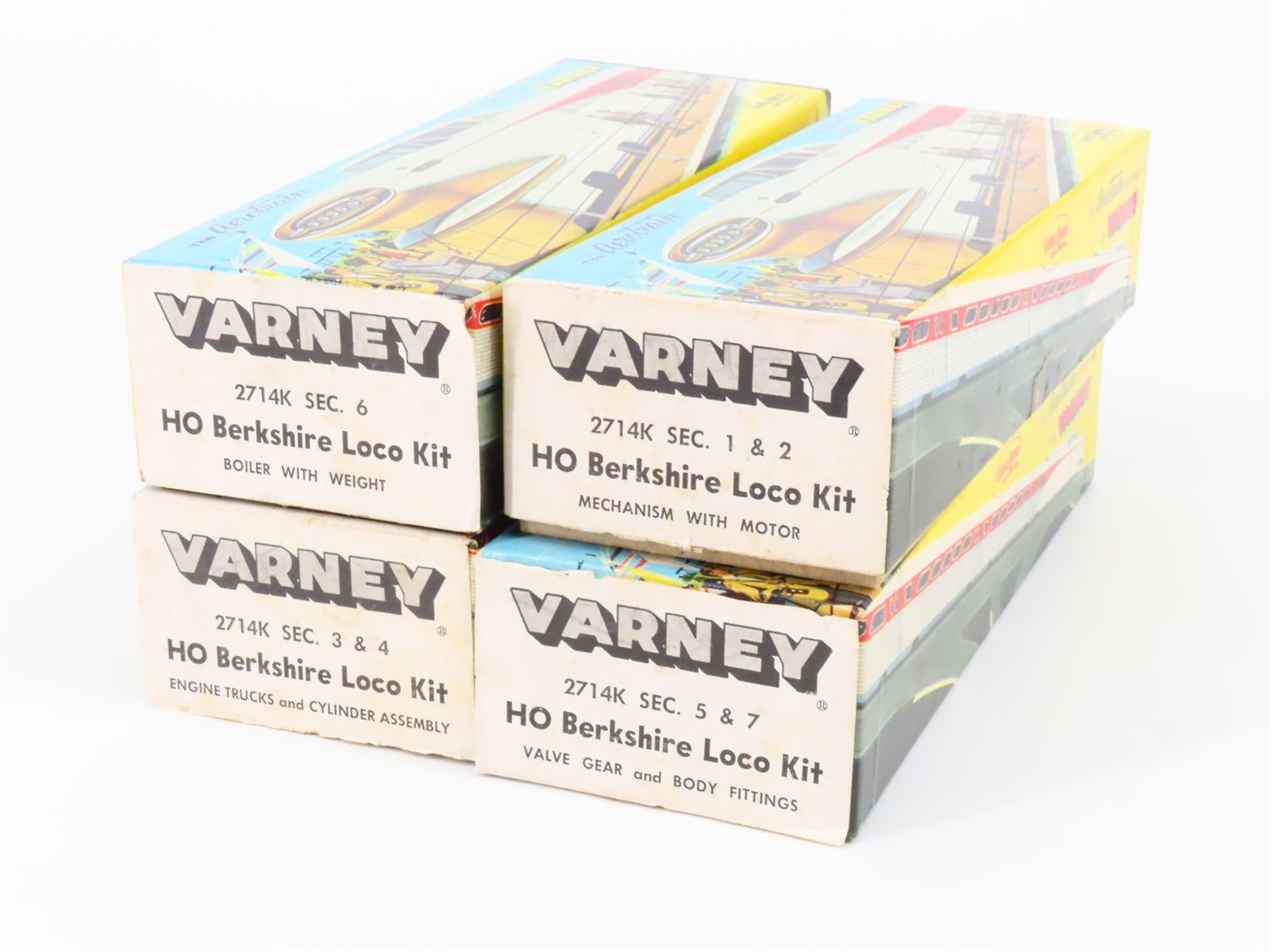 HO Scale Varney Kit #2714-K Undecorated 2-8-4 Berkshire Steam Locomotive