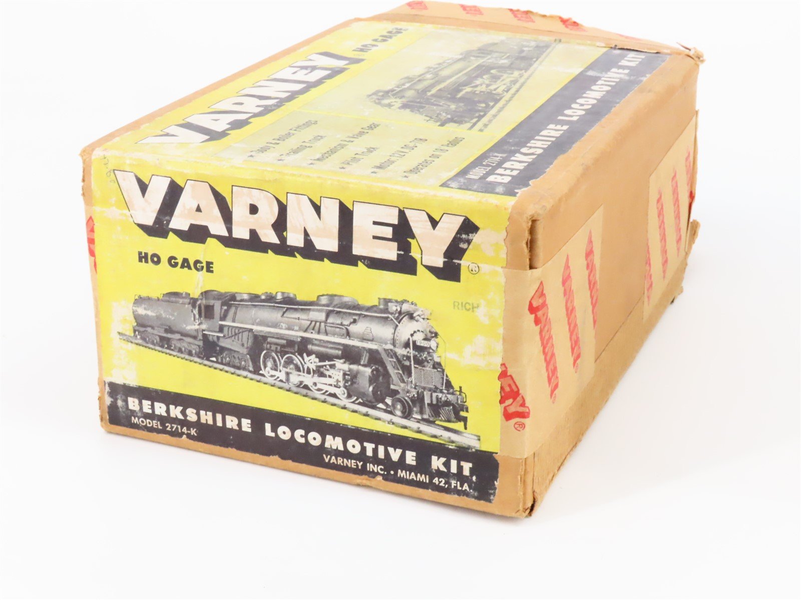 HO Scale Varney Kit #2714-K Undecorated 2-8-4 Berkshire Steam Locomotive