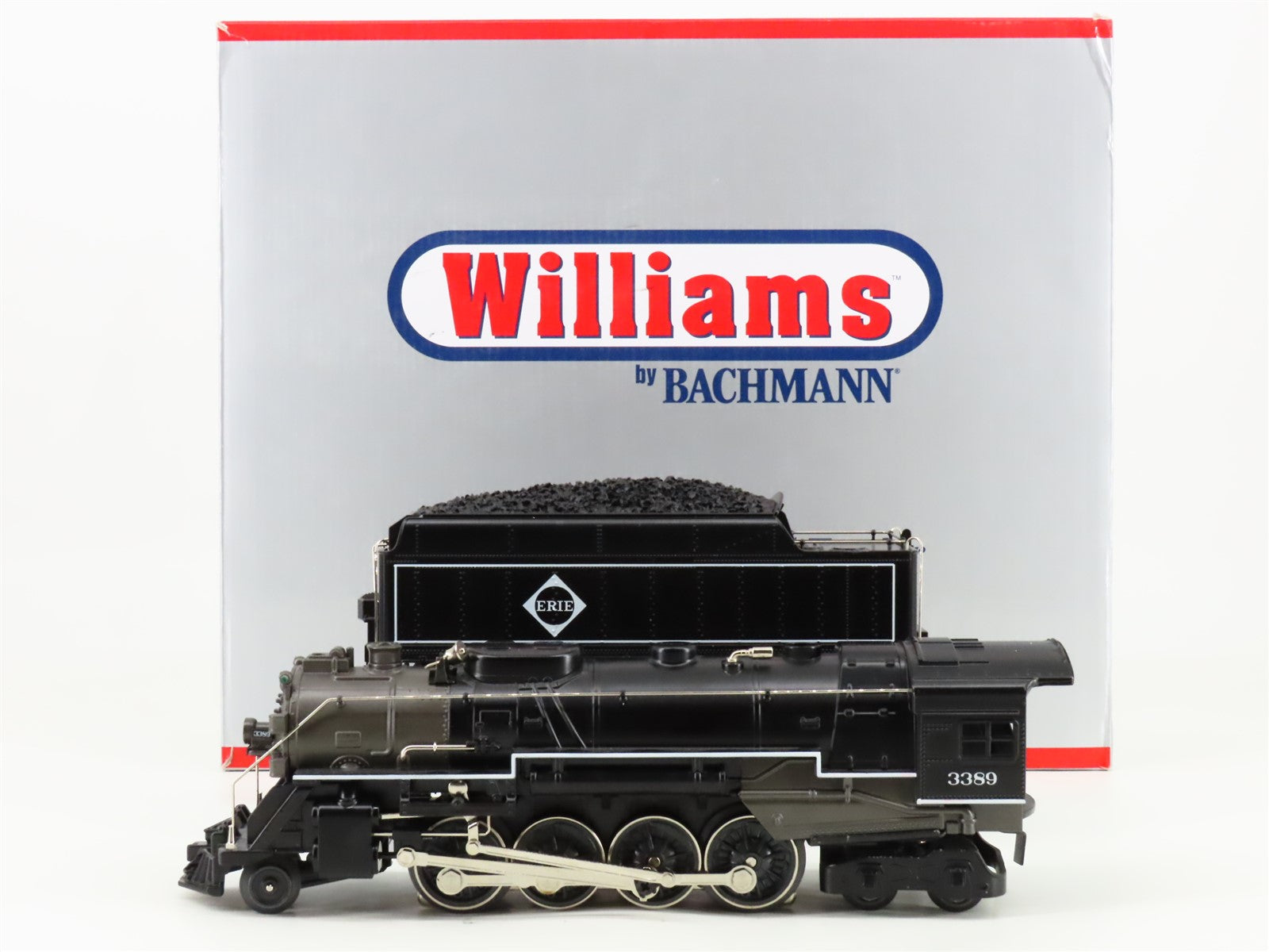 O Gauge 3-Rail Williams 40501 Erie Railway 2-8-4 Steam Locomotive #3389