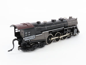 O Gauge 3-Rail Williams HUD-125 ATSF Santa Fe 4-6-4 Hudson Steam #3462 w/ Sound